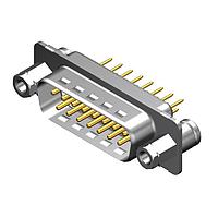 Molex / FCT 173109-2475 ຕົວເຊື່ອມ D-Sub - ຄວາມໜາແຮງມາດຕະຖານ FCT DSUB STR PC PLG 15 PN ມີ CLINCH