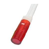 Mallory Sonalert FL1P-6QW-1-R110V ອິນດິເຄເຕີ LED ແດງ 6MM SNAP 110VAC/DC