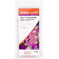 Molex 76650-0006 ຊຸດຕິດຕໍ່ I/O Cables iPass CONNECTOR KIT RA SMT 26P CONN 16PC