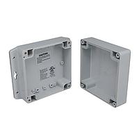 Bud Industries PN-1336-AMB ກະບອງຄອບຄຸມ PCB IP68 NEMA 6P ມີຂາຍຍືດຕິດ (4.7 X 4.7 X 2.4 ນິດ)