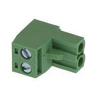 Molex 39530-5002 ປລັກ 5.08MM ຢູໂຣ ປລັກ RA URO PLUG RA GRN 2CKT