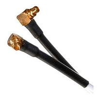 Johnson / Cinch Connectivity Solutions 415-0068-MM500 ສາຍສະບັບ RF R Ang MMCX Plug ໄປຫາ R Ang MMCX Plug