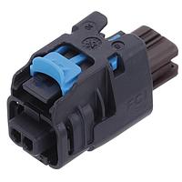 Aptiv 35023594 ຕົວເຊື່ອມຕໍ່ລົດຍນຕະຫລາດ 2 ທາງ ຍິງ GTS SensoMate Series ສີດຳ CONN