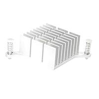 Same Sky (formerly CUI Devices) HSB42-353519P ຮອງຮ້ອນ BGA heat sink, BGA, 35 x 35 x 19 mm, 2 ກົດກະແພງມີ flange