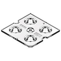 BJB Electric 35.104.1004-001-02 ເລນສ໌ແສງສວ່າງ LED P840_2X2 OPTIK extrabreitstrahlend 50x 5