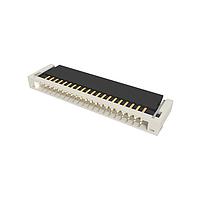 Amphenol FCI 10051922-2010ELF ຕົວເຊື່ອມ 0.50mm Flex Connector, VLL Series, 20 ຕຳແໜ່ງ, ຕິດຕໍ່ດ້ານລຸ່ມ, ຕົວເຊື່ອມ ZIF ຕິດຕັ້ງພາຍນອກດ້ານ, ປະເພດບໍ່ມີສາຍນໍ້າຕົວ