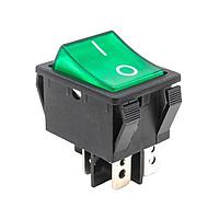 E-Switch R5BBLKGRNFF1 ສະລັບສະຕິກເຄື່ອງສະຫນອງກຳລັງສູງ Rocker Switch DPST OFF-ON PNL 15A