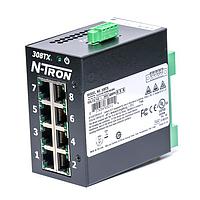 Advantech 308TX ສະຫນອງອີເທີເນັດບໍ່ມີການຈັດການ 8-ພອດ 10/100TX, DIN