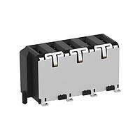 ERNI - TE Connectivity 214547-E ຕົວເຊື່ອມ 5-PIN, ຕັ້ງຕົວແຂນ, SMT
