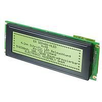 DISPLAY VISIONS EA SER408-HNLED ຈໍສະແດງ Dot Matrix LCD ຈໍສະແດງ SERIAL ມີ 8x40 ເຫຼືອງ/ຂຽວ