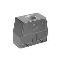 HARTING 09307160420 ຕໍ່ພວມພະລັງງານຫນັກ 16B HOOD TE HC 4 PEGS PG 21 ສີດຳ