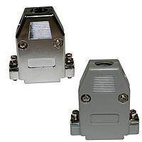 NorComp 978-037-010R031 ປົກກັນຄວາມຕົກຫຼຸດ Strain Relief Backshell 37P ທາງເຂົ້າດ້ານບວກ ສີເທົາ ເປັນພລາສຕິກ