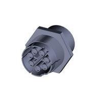 AMP Connectors - TE Connectivity 1-293673-3 ຮອບບ້ວງ Socket NECTOR M SKT HSG PANEL MOUNT CODE C