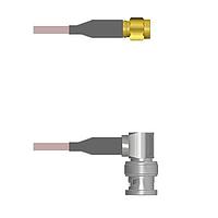 Amphenol Custom Cable Q-3F00F000H096i ສາຍສະບັບ RF SMA-SP/BNC-RP G142 96I