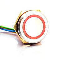 Lumex WEC22H-2102A ສະຫຼຸບສະຫຼຸບ Standard Switches TS 22mm stainless maintain ill RGB wires