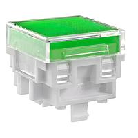 NKK Switches AT4162JF ປຸ່ມ SQ CLR LNS/GRN DIFF LB ມີ LED ເຂັ້ມຂຽວ