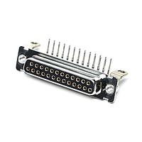 ITT Cannon DBMP25SJA197 ຮອບຮອງ DSUB 25 F PCB R/A G TIN