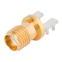 Amphenol SV Microwave 2921-61493-TD ຕູ່ມິດ PCB SMA F Edge Launch Conn, 4 Legs, TinDip