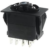 Carling Technologies VJD1BH0C-CGC00-0 ສະຫນາມປ່ຽນສະຫນາມປ່ຽນ Rocker Switch, 20A 12VDC, On-Off-On, 12VDC Superbright Green LED, QC