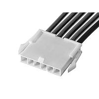 Molex 215321-2062 ສາຍສະແຕນ MINIFIT JR SR R-S 6CKT 300MM Au