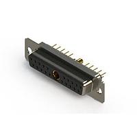 EDAC 628-21W1224-2T1 ຕົວເຊື່ອມຕໍ່ Mixed Contact D-Sub Connectors Vertical Combo Dsub
