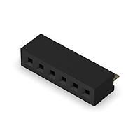 GCT (Global Connector Technology) BC075-06-A-L-A ປຸ່ມຊ່ອງ 6w, ປຸ່ມຊ່ອງ 1.0mm Pitch, SIL, SMT, ຮະດັບຮອງ, GF, ເທັບ+ລີວ