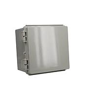 Bud Industries NBF-32114 ກະບອງອິເລັກທຣິກ NEMA Enclosure ABS Poly Blend (7.7 X 7.7 X 5.7 In)
