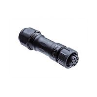 Amphenol LTW ABB-03BFMC-SL7LP0 Standard Circular Connector Ceres, Standard Size, Plastic, 10A, 03 pins, Female Connector, Male Contact, Straight, Screw Thread, Crimp, Field Installable, F8.1 - F10.0mm, IP67