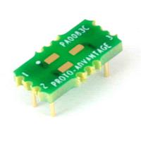 Chip Quik PA0083C ອາແດບເຕີ SOT23 ເປັນ DIP-4 SMT Adapter (0.95 mm pitch) Compact Series