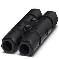 PHOENIX CONTACT 1411425 ຕົວເຊື່ອມມາດຕະຖານວົງກົມ QPD H 4PE6,0 4X12-20 BK