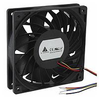 Delta Electronics, Inc. THB1224B ພັງລົມທູບແອັກຊຽວ, 120x25mm, 24VDC, 174.53CFM, Ball, 4Leads, Lock Rotor Sensor, Tach/PWM