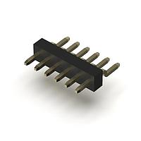 GCT (Global Connector Technology) BC034-06-A-V-0150-L-C Headers 6w, 1.0mm Pitch Header, SIL, SMT, Horizontal, GF, Tape+Reel+Film