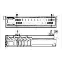 AMP Connectors - TE Connectivity 826141-1 ຕົວເຊື່ອມລົດຍົນ 25 POS TAB HEADER