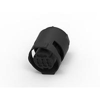 AMP Connectors - TE Connectivity 172191-2 ຮູຊິ້ງ ECONOSEAL-J CONN PLUG 8P ສີດຳ