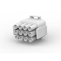 AMP Connectors - TE Connectivity 1586848-1 ຕູ້ແບັດເຕີຣີ & ປະຕູເຊັກ 12P UMNL PLUG HSG GW