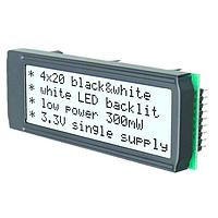 DISPLAY VISIONS EA DIP205J-4NLW ຈໍສະແດງ LCD Graphic 4x20, 3.73mm, ຄວາມສະເຫຼີມສີດ້ານຫຼັງ LED ສີດ້າງ-ຂາວ