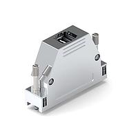 Wurth Elektronik 61803725311 ສ່ວນຫຼັງສອງຊິ້ນ WR-DSUB RND 37P 2PC SHLD Mat Scrws 4-40