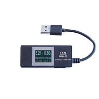 CEM USB-20 ເຄື່ອງທົດສອບແຮງດັນ DC / ປະຈຸບັນ (3~9V, 0~3A)