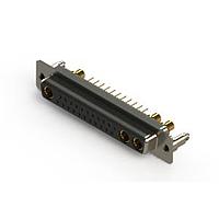 EDAC 628-25W3224-4ND ຕົວເຊື່ອມຕໍ່ Mixed Contact D-Sub Connectors Vertical Combo Dsub