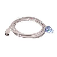 Qualtek Electronics 243003-06 ສາຍພະລັງງານ AC ລະດັບໂຮງໝໍ 10'0" 3 X 18 ສີເທົາ
