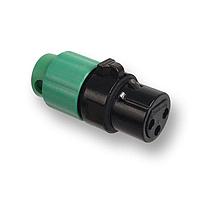 Switchcraft AAA3FBLP ຕົວເຊື່ອມ AAA Low Profile 3pin FML ສີດຳ