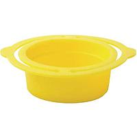 Essentra Components 498734 ປຸ່ມດຶງວຽກກາງ 1.142in-1.240in ປຸ່ມດຶງແຫຼງ: LDPE ເຫຼືອງ