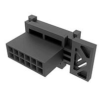 Amphenol FCI 10160855-12GLF ປລັກ MinitekPwr 3.0DualRow Plug 12 POS ສີດຳ