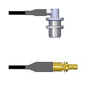 Amphenol Custom Cable Q-1S03Q0008006i ສາຍສັ້ນ RF N-RJB/SMB-SJB RG58 6I