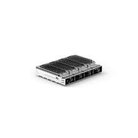AMP Connectors - TE Connectivity 2170745-5 ການປະກອບກະຕ່າງ CAGE ASSY 1X4 QSFP28 SPRING HS