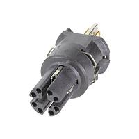 HARTING 21033814806 ອິນເຊີດ M12 X-code 8p ຍິງ ບໍ່ມີມຸມ hSN/Cat6A