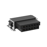 ERNI - TE Connectivity 154740-E ຕົວເຊື່ອມ 12-PIN, ມຸມຂວາ, SMT