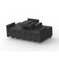 AMP Connectors - TE Connectivity 5-1123722-6 ກອງປະກອບປລັກ 3.96 EP PLUG HSG 6P(ສີດຳ)