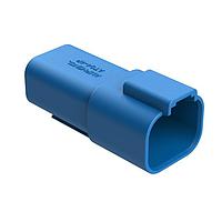 Amphenol SINE Systems AT04-4P-BLU ຕົວເຊື່ອມ A SERIES-AT-CONNECTORS
