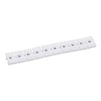 Altech MT6/H-N ປ້າຍຫມາຍ Tag 6mm Horiz, Imp N ຂາຍໂດຍຊຸດ 100 ອັນ